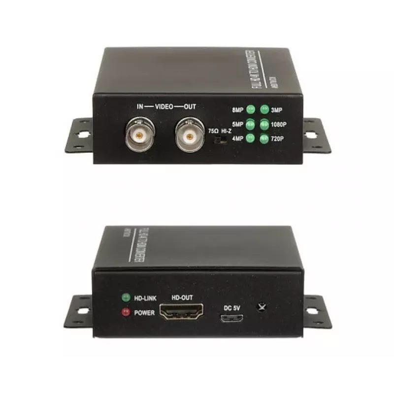DELTA OPTICAL HV/HDMI+HV-V2 HDMI-zu-AV-Konverter mit HDMI-Durchschleifung