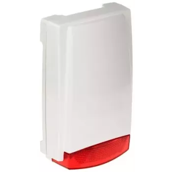 INNE MR-300R/24V Outdoor Optical-Acoustic Signaller 24V DC 120dB Red LED White Housing