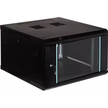 EPRADO-R19-6U/600-BLUE 6U 19-Zoll Wandmontage-Rack-Gehäuse Blau 600x600x370mm