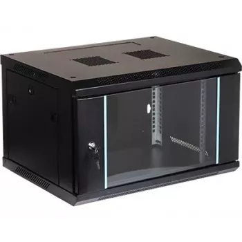 EPRADO-R19-6U/450-BLUE 6U 19-Zoll Wandmontage-Rack-Gehäuse, Blau, 450 mm Tiefe