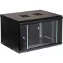 EPRADO-R19-6U/450-BLUE 6U 19-Zoll Wandmontage-Rack-Gehäuse, Blau, 450 mm Tiefe