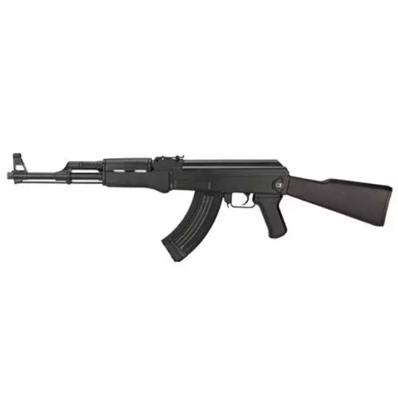 CYA Cyma AK47 Tactical Black AEG Airsoft Gun 6mm mit Akku und Ladegerät