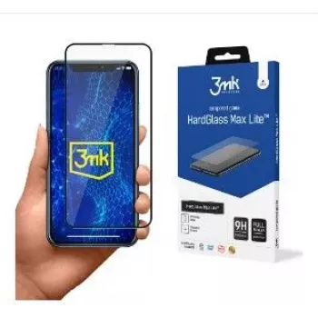 3MK HardGlass Max Lite Displayschutzfolie aus gehärtetem Glas für Apple iPhone XR/11 - Schwarz