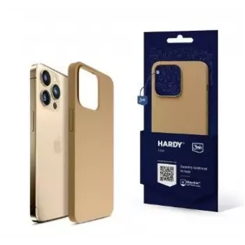 3MK Hardy Silicone MagCase für Apple iPhone 14 Pro - Gold