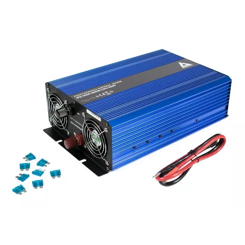 AZO Digital 12 VDC / 230 VAC Konverter SINUS IPS-4000S 4000W Reine Sinuswelle Wechselrichter