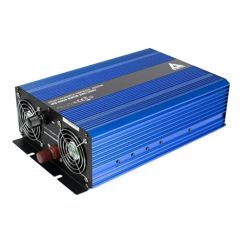 AZO Digital 24 VDC / 230 VAC Konverter SINUS IPS-4000S 4000W Reine Sinuswelle Wechselrichter