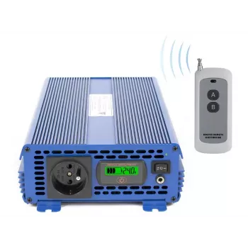 AZO Digital 24 VDC / 230 VAC ECO MODE SINUS IPS-2000S PRO 2000W Reiner Sinus-Spannungswandler