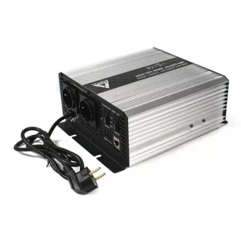 AZO Digital 12V UPS-1200SR Line-Interaktive USV 1200VA/600W Reine Sinuswelle 12V/230V