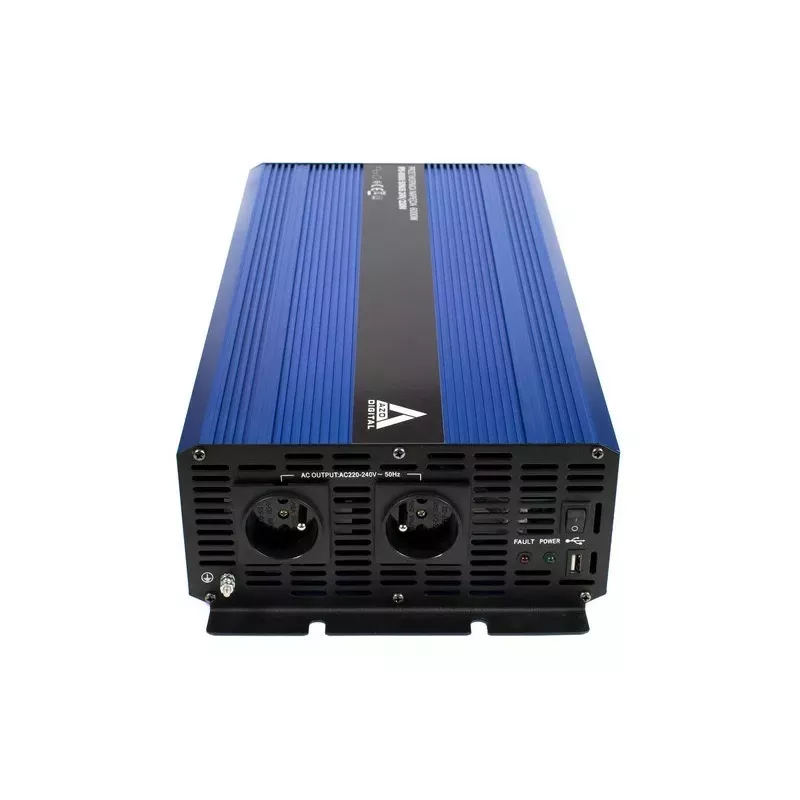 AZO Digital 24 VDC / 230 VAC Konverter SINUS IPS-8000S 8000W Reine Sinuswelle Wechselrichter