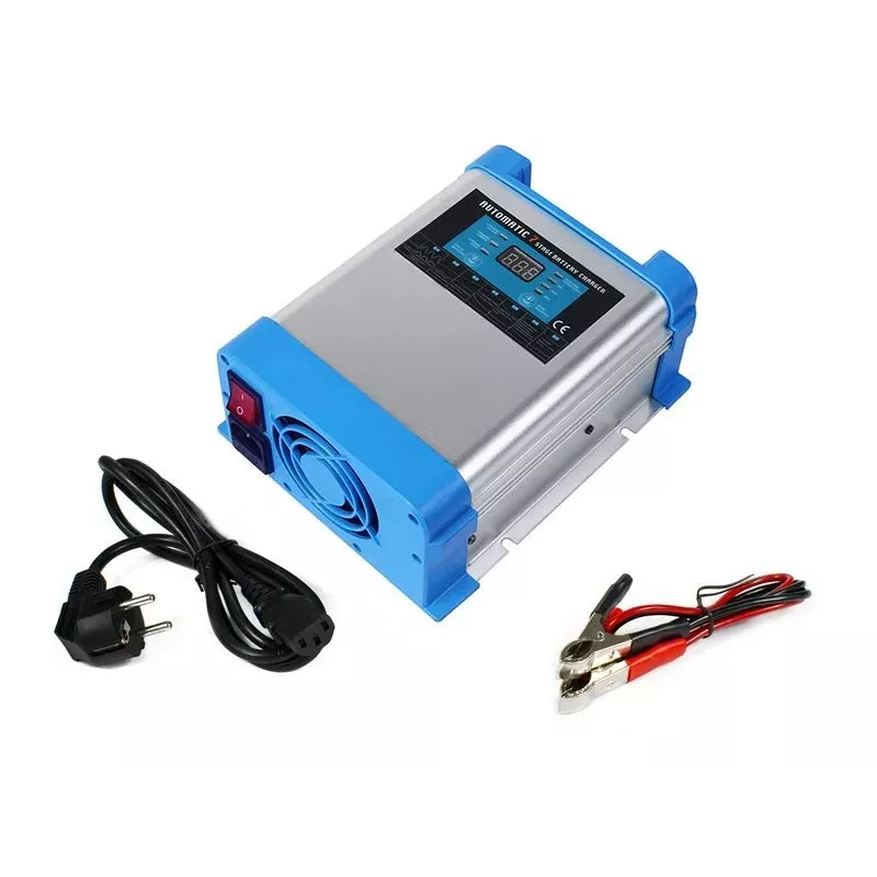 AZO Digital 12V AC Batterieladegerät BC-40 PRO 40A (230V/12V) LCD 7-Stufen-Ladegerät