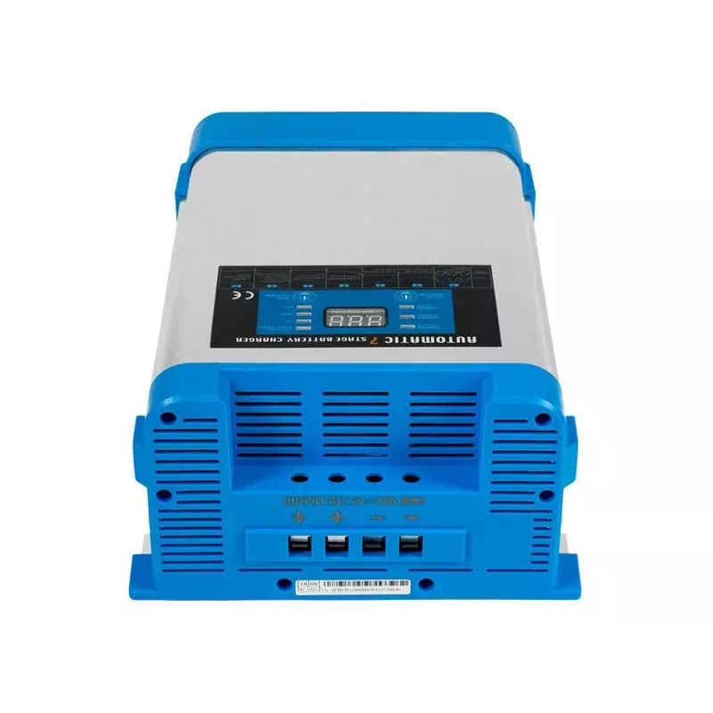 AZO Digital 12V AC Batterieladegerät BC-40 PRO 40A (230V/12V) LCD 7-Stufen-Ladegerät