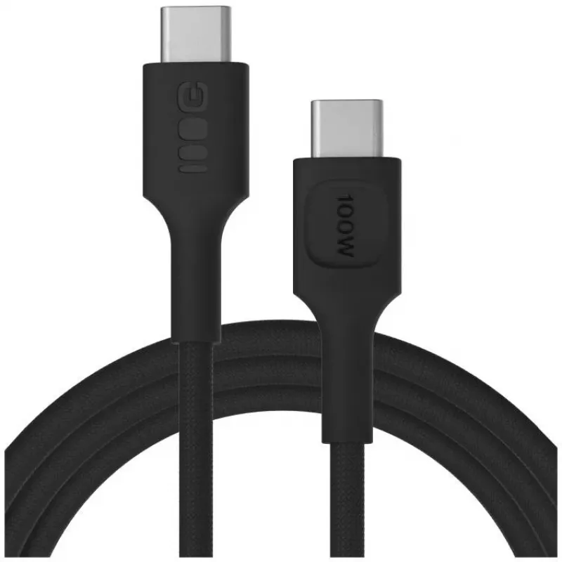 Green Cell PowerStream USB-C auf USB-C Kabel 100W 2m Schwarz