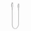 Green Cell PowerStream USB-C auf USB-C Kabel 100W Weiß 0,3m