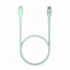 Green Cell PowerStream USB-C auf USB-C Kabel 100W Mintgrün 0,3m