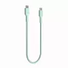Green Cell PowerStream USB-C auf USB-C Kabel 100W 1,2m Mintgrün