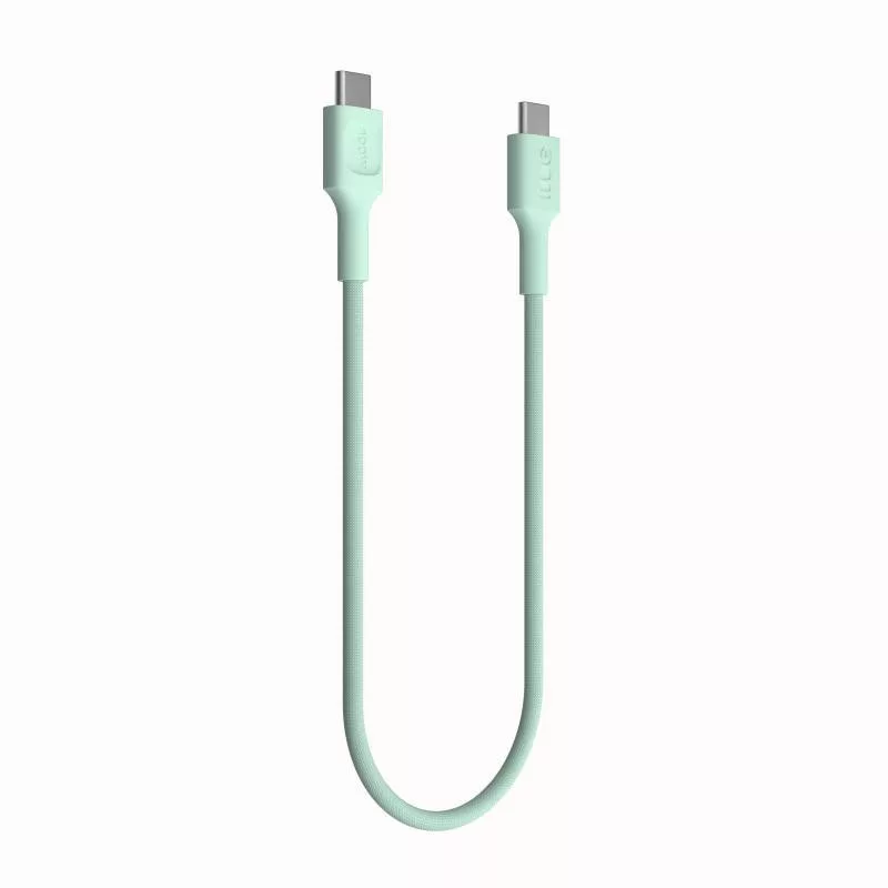 Green Cell PowerStream USB-C auf USB-C Kabel 100W 1,2m Mintgrün