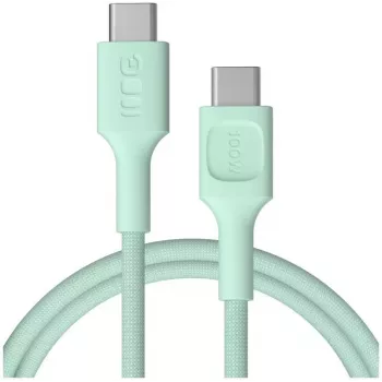 Green Cell PowerStream USB-C auf USB-C Kabel 100W 1,2m Mintgrün