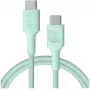 Green Cell PowerStream USB-C auf USB-C Kabel 100W 1,2m Mintgrün