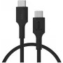 Green Cell PowerFlex Fast Charging USB Type-C auf USB-C Kabel 100W 0,3m Schwarz
