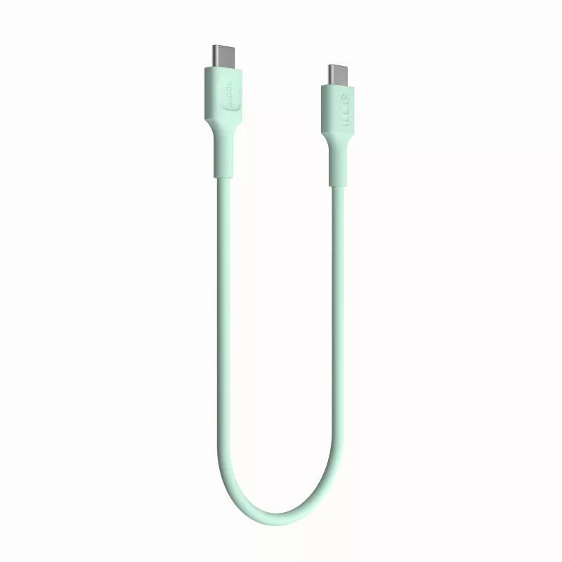 Green Cell PowerFlex Fast Charging USB-C to USB-C Kabel 100W 2m Mintgrün