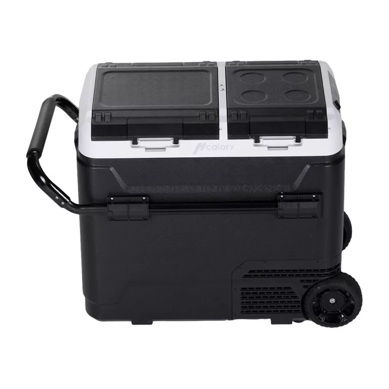 HCALORY P40M+ 40L Kühlbox mit Bluetooth, DC 12V/24V, AC 100-240V, -20°C bis +20°C, digitales LCD-Display, Touchpanel, USB-Anschluss