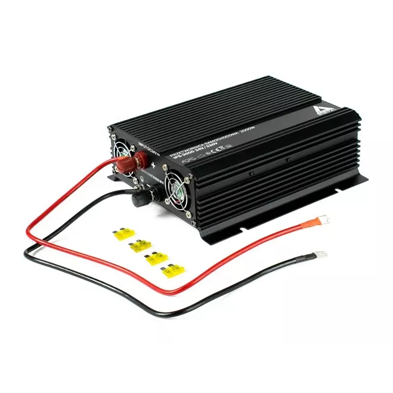 AZO Digital 24 VDC / 230 VAC Automotive Inverter IPS-2000 2000W