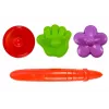 LEAN TOYS Magnetische Zeichentafel mit 3 Stempeln und Griffel