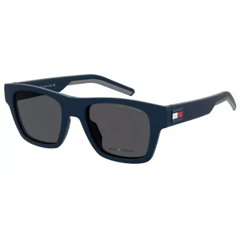 Tommy Hilfiger TH1975NSFLL Herren Rechteck-Sonnenbrille Schwarz/Grau 54mm