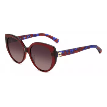 Kate Spade Seraphina GSC9 Damen-Sonnenbrille - Braun Havana Acetatrahmen, Brauner Verlaufsglas, 55/19/140 mm