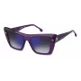 CARRERA Damen-Sonnenbrille CARRERA3046SB - Eckiger Polyamid-Rahmen, UV400-Schutz, 54 mm Gläser