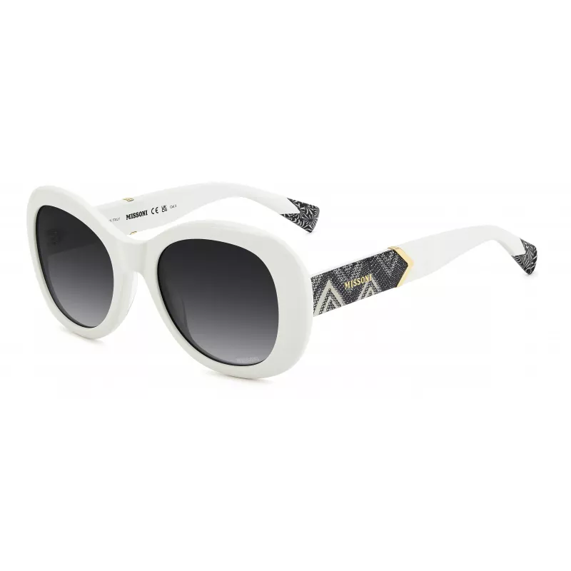 MISSONI Damen-Sonnenbrille MIS0215GSSZJ Cat Eye Havana Acetat-Fassung Braune Verlaufsgläser 53mm