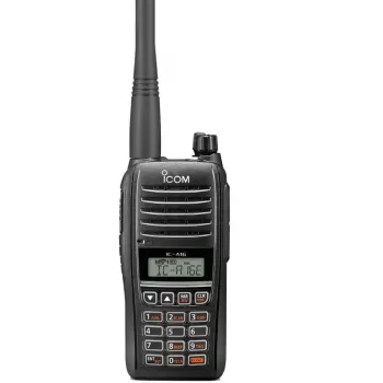 ICOM IC-A16E Aviation Portable Transceiver mit Bluetooth und Active Noise Cancelling