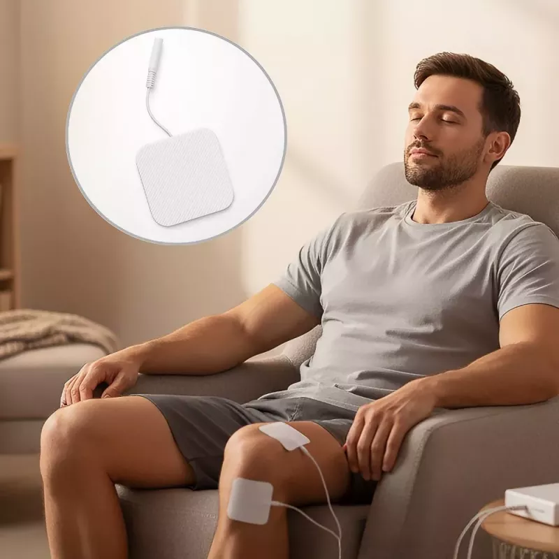 Medivon Elektrodenpads für OdinFlex Elektrostimulatoren (4er-Pack) - Weiß/Blau