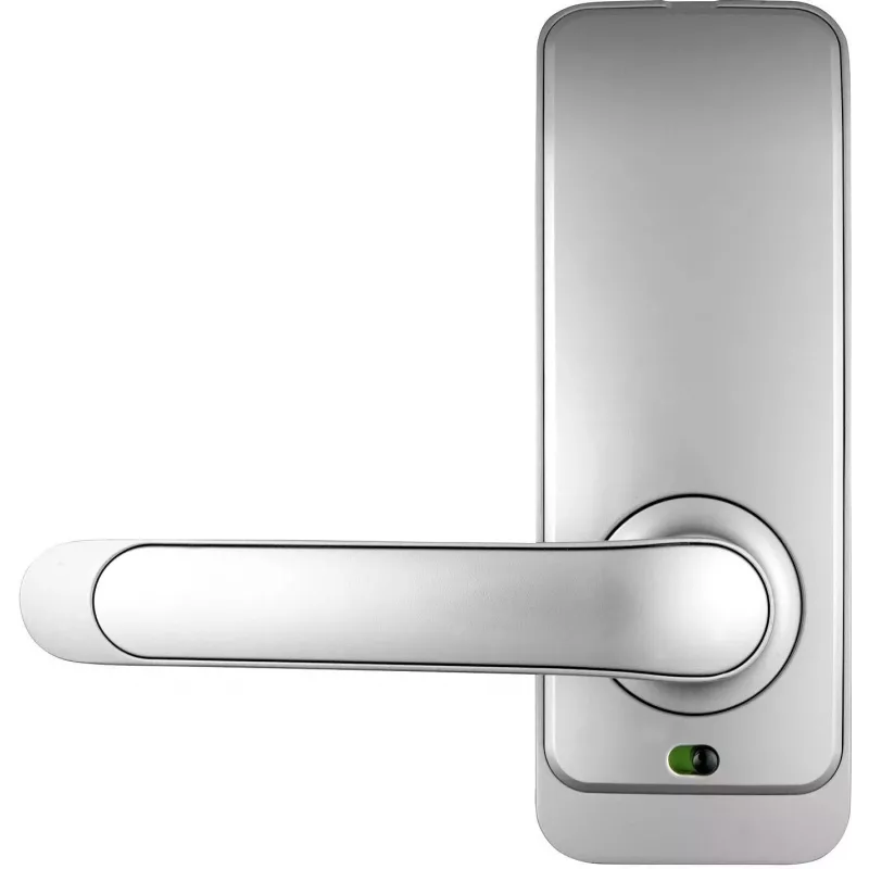 EURA ELH-01H4 Silberner Zugriffsgriff mit Fingerabdruck, RFID, PIN, Bluetooth