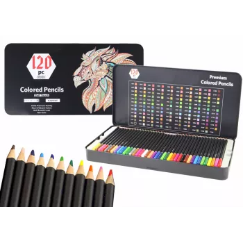 LEAN Premium Crayons Set 120 pcs. Various Shades Color List