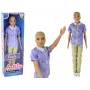 LEAN TOYS Kinderpuppe Junge Paulo Hemd blondes Haar