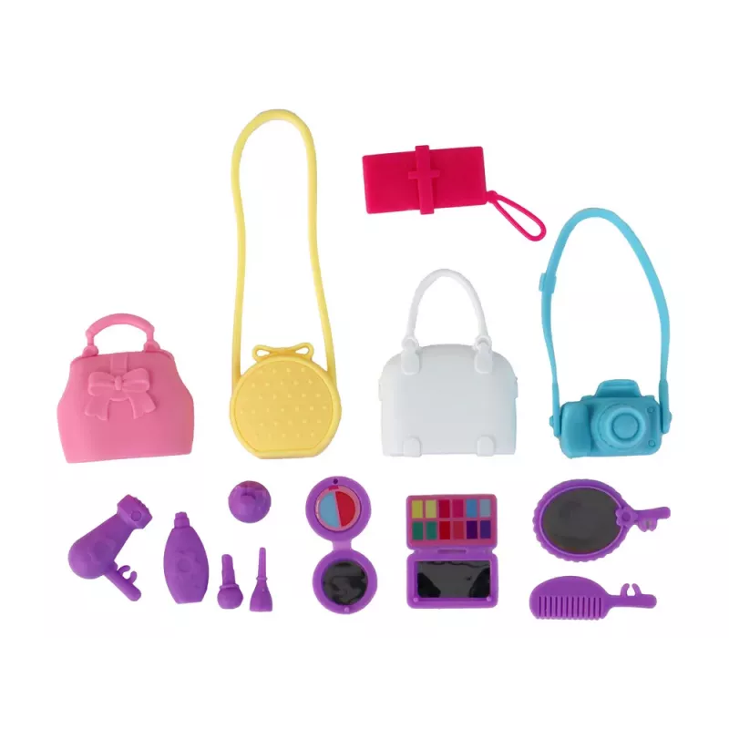 LEAN TOYS Anlily Puppen-Set Handtaschen Styling-Set