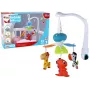 LEAN TOYS Babybett-Mobile mit Sound, Blau