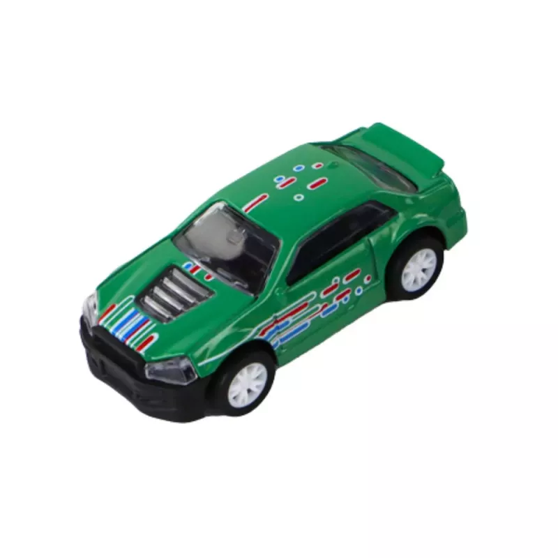 LEAN TOYS Fahrzeug-Set mit Reibungsantrieb im Metallgehäuse