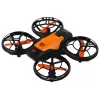 LEAN TOYS Ferngesteuerte Drohne mit Lichtern Orange
