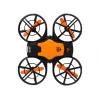 LEAN TOYS Ferngesteuerte Drohne mit Lichtern Orange