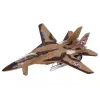 LEAN TOYS Militärflugzeug Angetriebener Jäger Moro Lichter Geräusche Mix