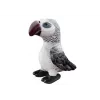 LEAN TOYS Plüsch-Graupapagei Maskottchen 20 cm