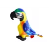 LEAN TOYS Plüsch-Gelber Papagei Maskottchen 20 cm
