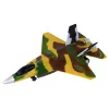 LEAN TOYS Ferngesteuertes RC Kampfflugzeug Militärflugzeug Moro - F-22 Raptor 2,4 GHz EPP Schaum