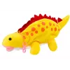 LEAN TOYS Plüsch-Dinosaurier Federmäppchen Aufbewahrungsbox Anhänger Gelb