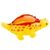 LEAN TOYS Plüsch-Dinosaurier Federmäppchen Aufbewahrungsbox Anhänger Gelb
