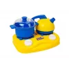 LEAN TOYS Set aus Kunststoffgeschirr für kleine Köche - 18-teiliges Spielküchenzubehör