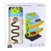 LEAN TOYS Educational Block Slide with Cars Sorter - Interaktives Spielzeug mit Licht & Sound