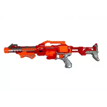 LEAN TOYS Foam Dart Rifle mit rotierendem Ziel 66 cm